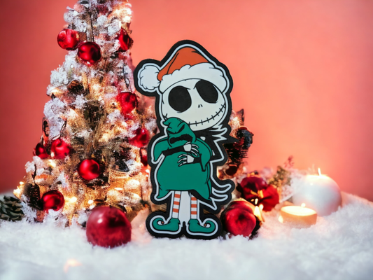 jack oogie mover esqueleto navidad caja ligera by cruse2382 arte 2d pesadilla tim aparejo skellington 3d print model - Mito3D