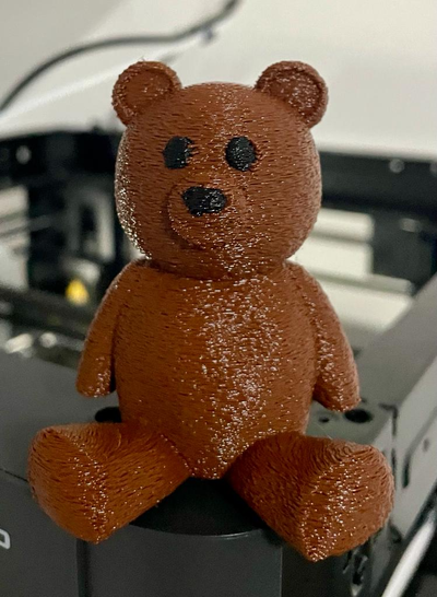 orsacchiotto orso by 3d arte sculture animale giocattolo scolpire fuzzy pelle sfocata natura boschi 3d print model - Mito3D