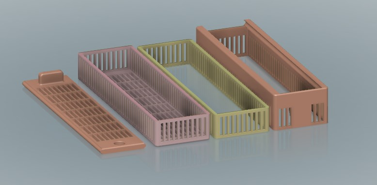 kurutucu kutu değişken yükseklik yeniden karıştırılmış by jf villemure 3d yazıcı parçalar silika jel 3D print model - Mito3D