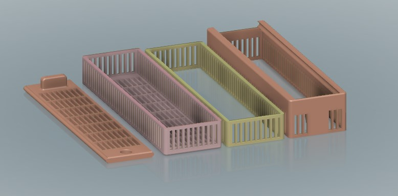 essiccante scatola variabile altezza remixato by jf villemure 3d stampante parti silice gel 3d print model - Mito3D