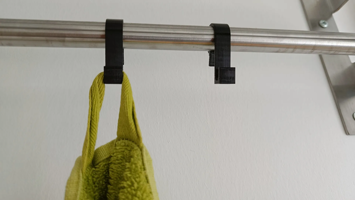 ikea brogrund hooks by capsel22 household house models hook bathroom 3d print model - Mito3D