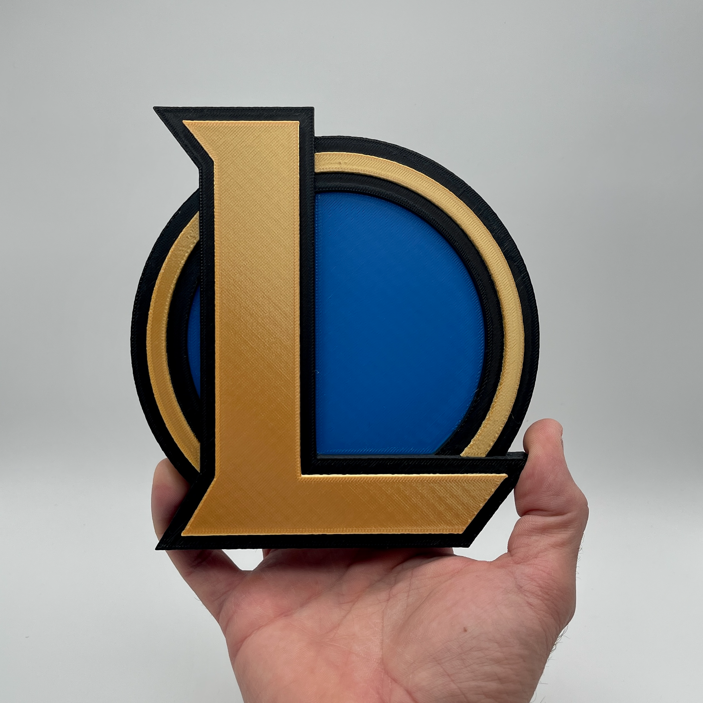 liga of leyendas logo jajaja by 3d2all arte señales logos liga leyendas pared estante decoración hombre cueva jugador regalo jugadordecor sala juego jugadores azar hogar casa friki 3D print model - Mito3D