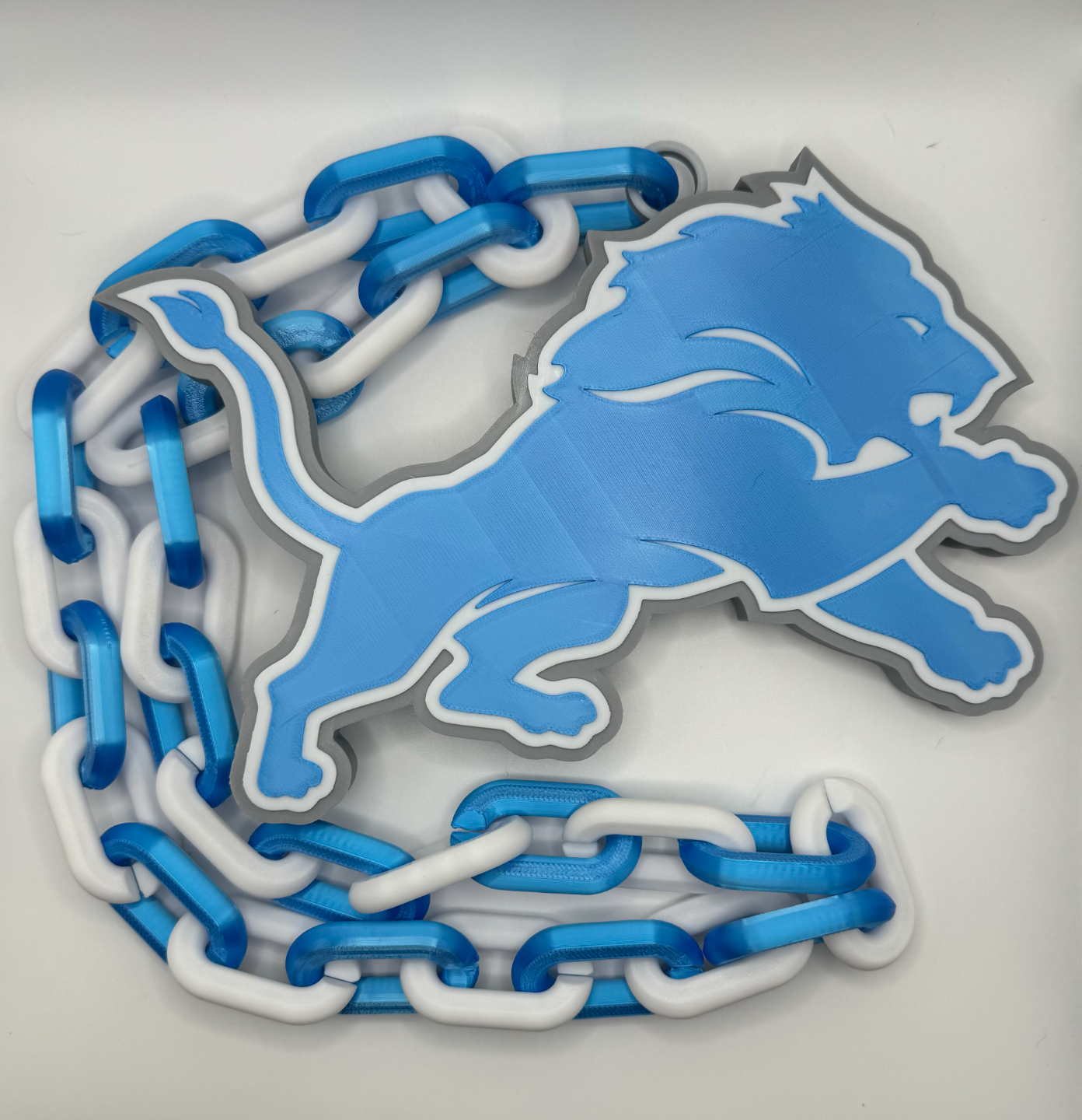 detroit leões logotipo by conta robland arte sinais logotipos nfl 3D print model - Mito3D