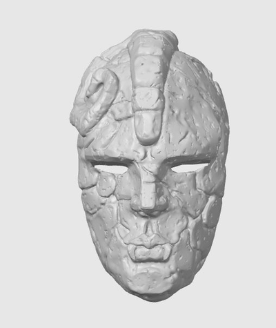 jojo maschera pietra remixato by matrice 253 oggetti scena cosplay maschere caschi anime manga viene 3d print model - Mito3D