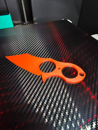 toy keychain blade by threedee toys & games keyring fidget 3d print model - Mito3D