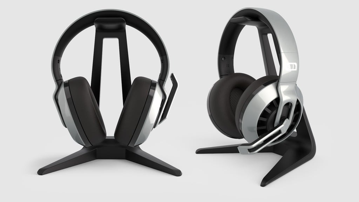 headset stand remixed by patelarjun50 household office 3d print model - Mito3D