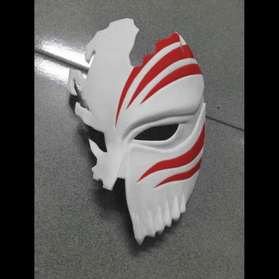 mezza maschera vuota by thebraybray oggetti scena cosplay maschere caschi 3d print model - Mito3D