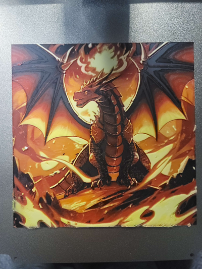 dragon n fire by thethirddimensionandbeyond household decor 3d print model - Mito3D