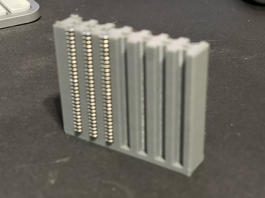 4 & 5mm magnet holder organizer by chburnham tools organizers tool 3d print model - Mito3D