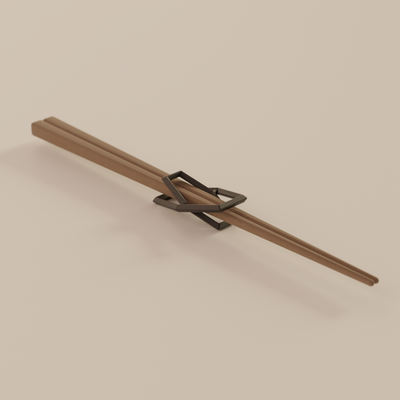 x-wing chopstick holder by asphalt3d household house models xwing chopstickholder chopstickrest 3d print model - Mito3D
