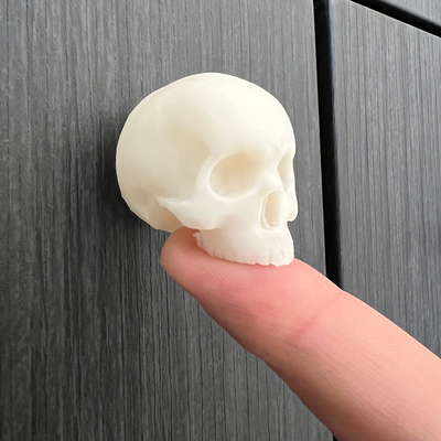 yorick crâne bouton by asphalt3d ménage décor manipuler hamlet 3d print model - Mito3D