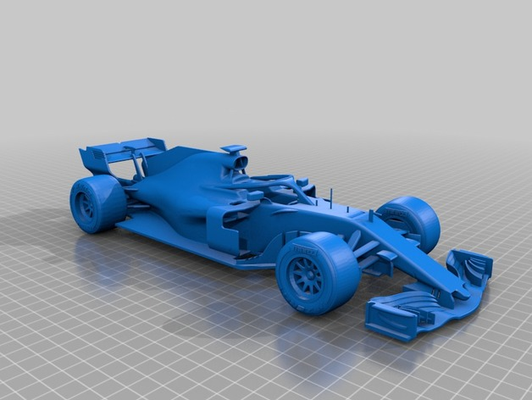 ferrari sf71h 2018 fórmula 1 coche vehiculo remezclado by construyeron pasatiempo bricolaje diy vehiculos f1 carrera carreras modelo 3d print model - Mito3D