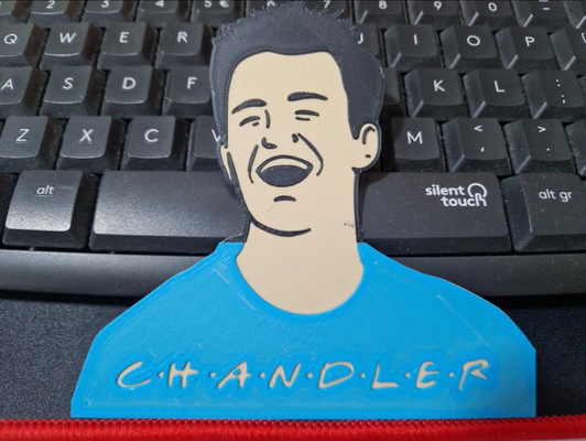chandler bing picture by 3dalex miniatures people friends 3d print model - Mito3D