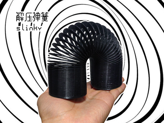 -slinky spring easy to cut by aha-3d toys & games toy childhood unwind fidget kids gift fun contest 3d print model - Mito3D