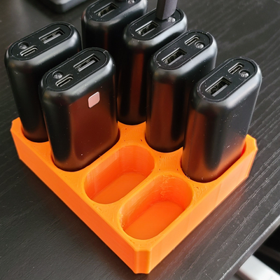 recargable batería caso funda primavera limpieza locura by hacedores triturar herramientas organizadores caja funcional funcionalidad almacenamiento envase organizar organizador 3d print model - Mito3D
