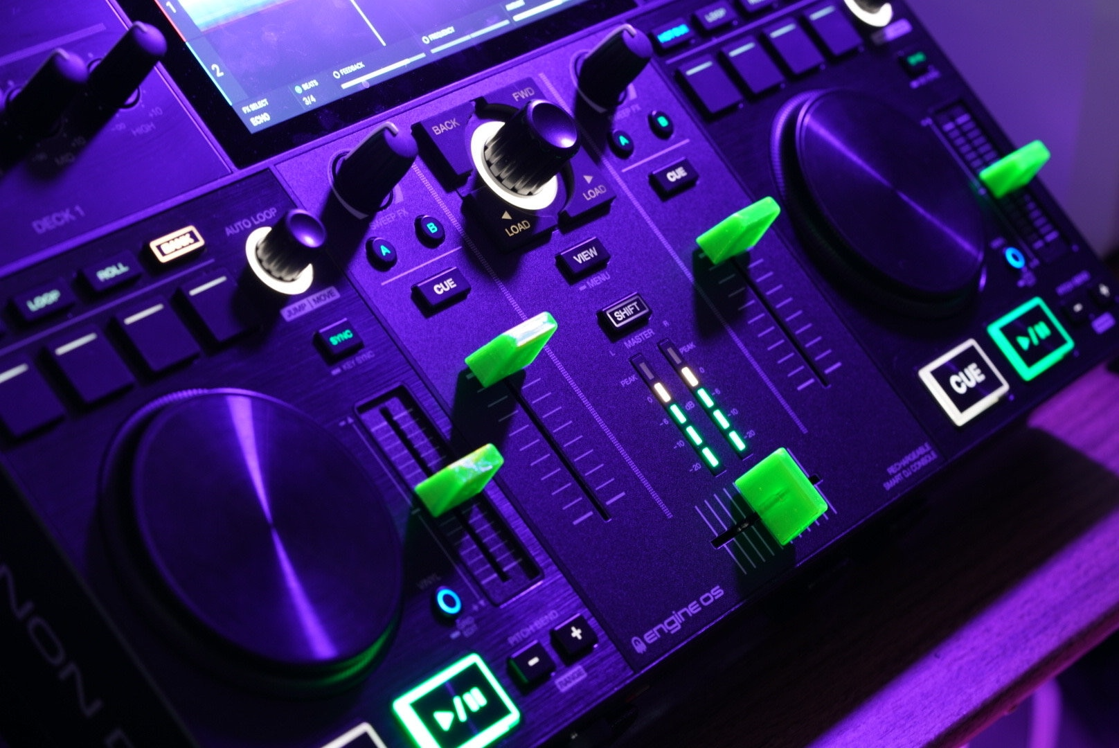 personalizzato dj controller fader kit 5 pacco denon go pioniere numark pioggia by 4d creatore laboratorio passatempo fai elettronica 3D print model - Mito3D