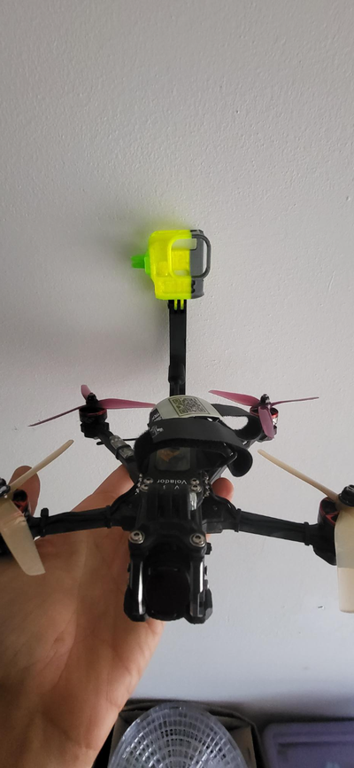 sinek balığı uçan dc 5 ölü kedi arka gopro binmek by baskı yeri hobi kendin yap fpv uçan göz droneframe 3d print model - Mito3D