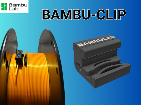 clipe bambu filamento grampo by maxaruta 3d impressora acessórios filamentclip spoolclip carretel 3d print model - Mito3D