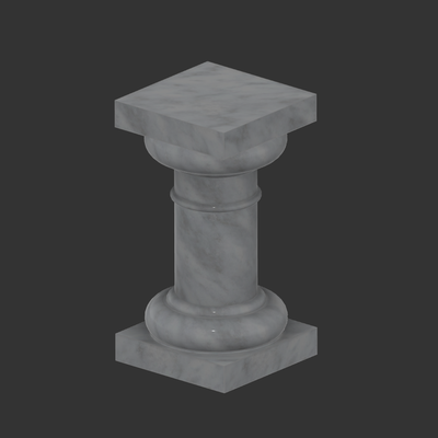 roman column display stand by olivier v household decor architecture rome displaystand photostand greek ancient displayshelf 3d print model - Mito3D