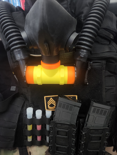 push fit anschlüsse 40mm nato gas maske röhren by piss tuwa requisiten cosplays gasmaske 3d print model - Mito3D