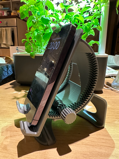 telefono titolare supporto liscio inclinare regolazione stampe in posto remixato by veiko1 domestico ufficio printinplace regolabile 3d print model - Mito3D