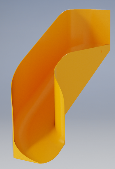 epurazione diapositiva by kg3dee 3d stampante accessori cacca scivolo x1c 3d print model - Mito3D