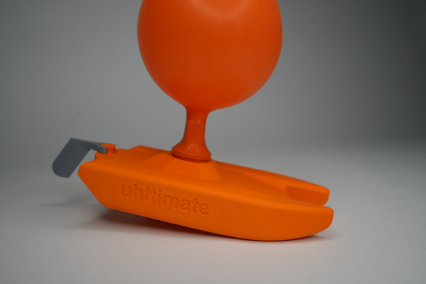 balloon-powered boat model - easy fast inflate by uhltimate toys & games outdoor balloon balloon-boat swimming swimmingpool 3d print model - Mito3D
