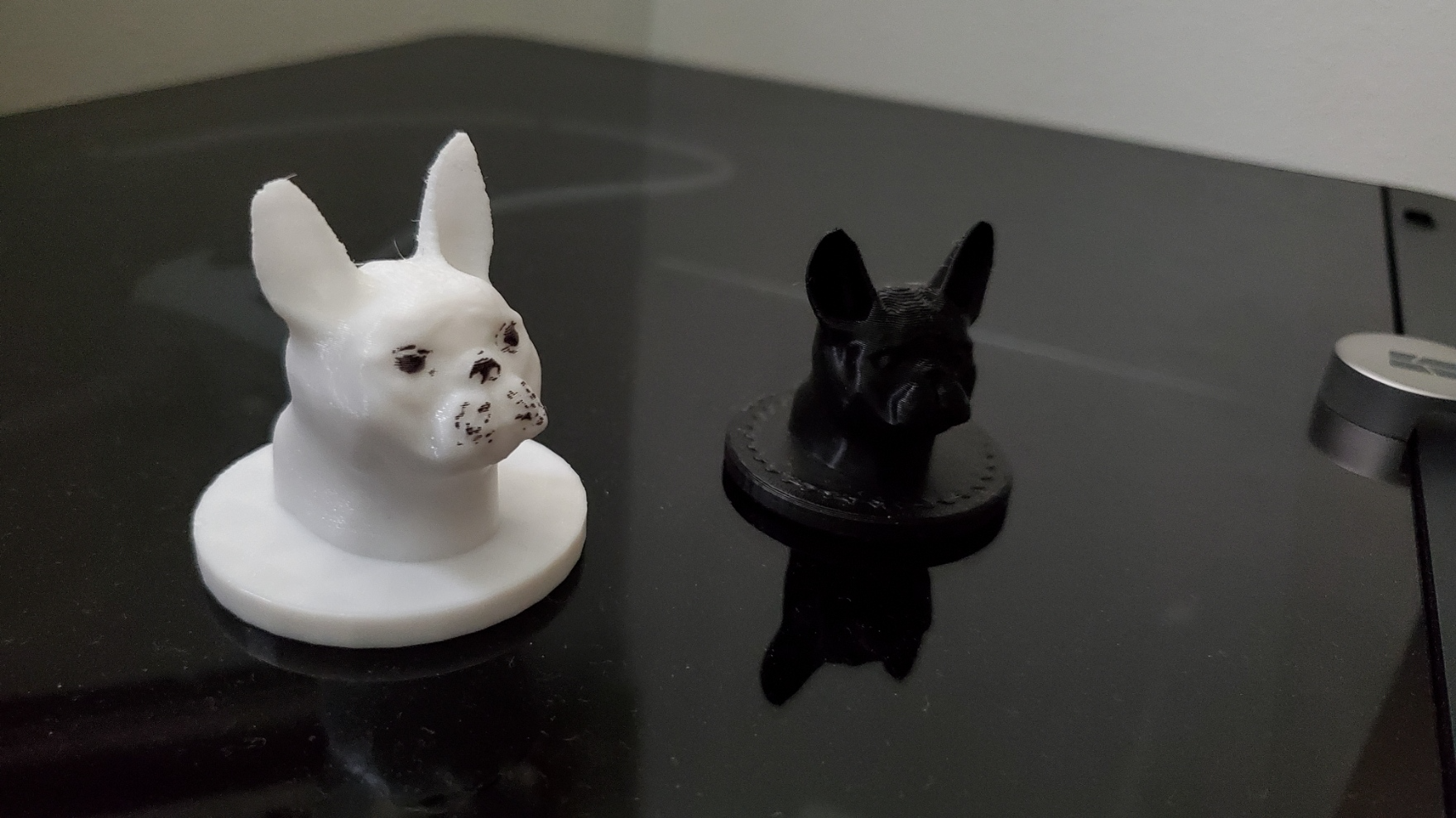 fransızca bulldog baş by mariu5 minyatürler hayvanlar fransız köpek 3D print model - Mito3D