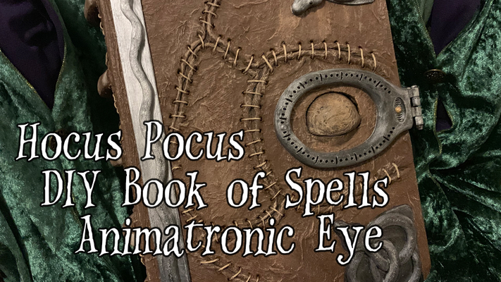 hocus pocus book of spells by morgus props & cosplays 3d print model - Mito3D