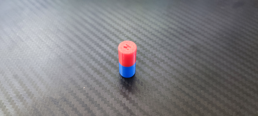 ns capsula magnetico polo test by feozem utensili gadget magnete attrezzo 3d print model - Mito3D
