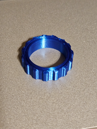inquietação anel print in place by humorado ol veterinario impressão moda argolas engrenagens engrenagem colocar brinquedo brinquedos 3d print model - Mito3D