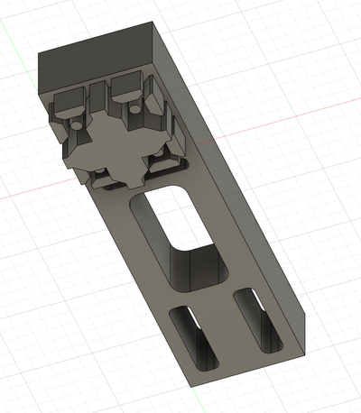 alu perfil conectable pies neptuno 2s by basti85 3d impresora accesorios aluminio 3d print model - Mito3D