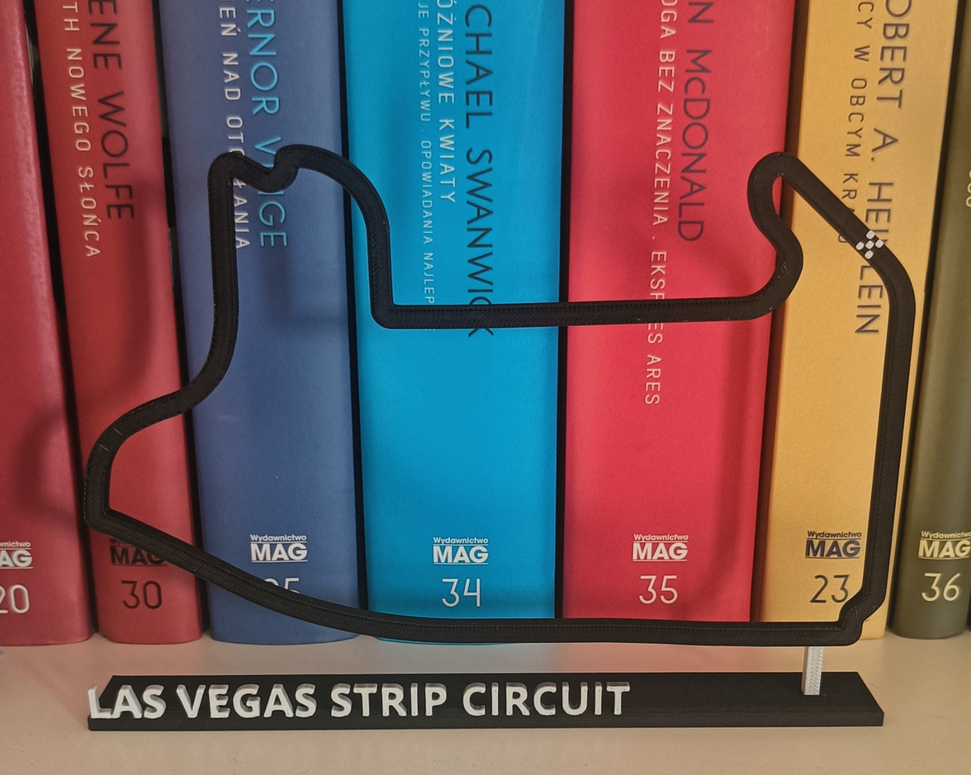 vegas bande circuit etats unis formule 1 course piste 2023 saison by updesky art modèles f1 formula1 piste chemin roulement speedway 3D print model - Mito3D