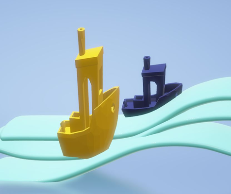 disaster benchy - true challenging models benchmark 3d printers remixed by ollestore printer test model scaled benchyboat boat print a1 mini performance 3d print model - Mito3D