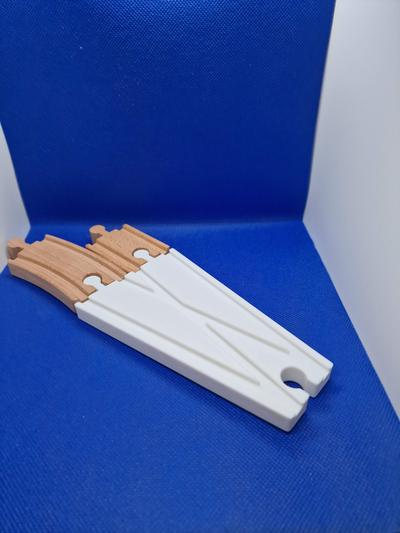 entrenar pistas compatible brio ikea f g estilo by tierra juguetes juegos lillabo madera huellas vías tren carril 3d print model - Mito3D