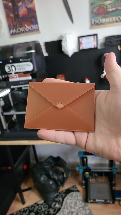 presente envelope remixado by thispatrik3d passatempo faça envelopes personalizados correio criativo impressão personalizada 3d print model - Mito3D