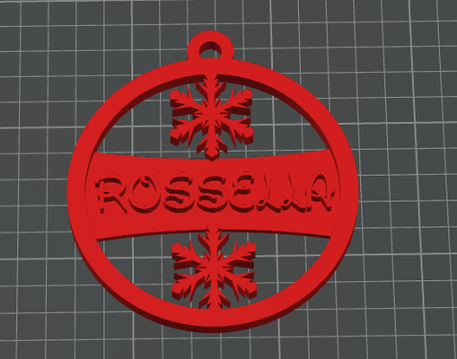 christmas ball rossella by fv racing tools gadgets 3d print model - Mito3D