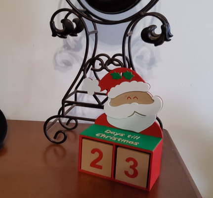 days christmas advent calendar countdown calendier de l'avent by mimi home decoration household festivities noel gift toy children kid kids cadeau enfant 3d print model - Mito3D