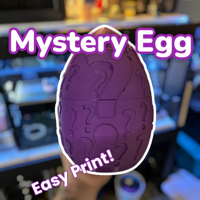 mystery egg question marks - no support by raditive prints toys & games 3d print model - Mito3D