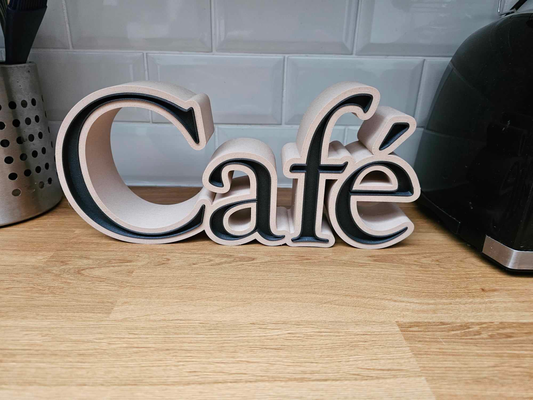 caf decoration by sylosis3d household decor cafe 3d print model - Mito3D