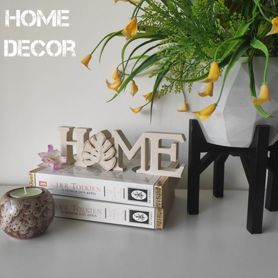 briefe zuhause haus by zufrieden haushalt dekor wohnkultur dekoration blatt 3d print model - Mito3D