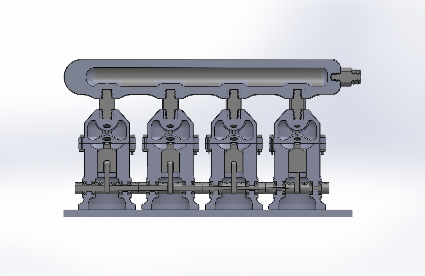 4 cylinder engine by printman hobby & diy 3D print model - Mito3D