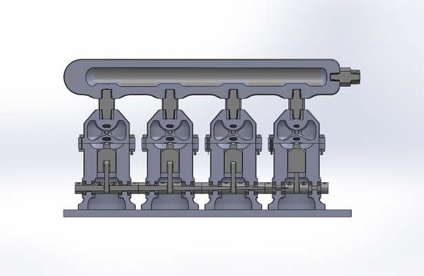 4 zylinder motor by druckmann hobby diy 3d print model - Mito3D