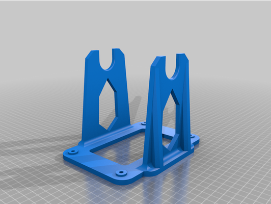 enrolador carretel suporte principal corpo 2 stl remixado by c 3d impressora acessórios 3d print model - Mito3D