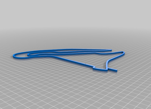 circuit jamais magny cours france ancien formule 1 course piste by updesky loisir diy véhicules formula1 f1 piste 3D print model - Mito3D