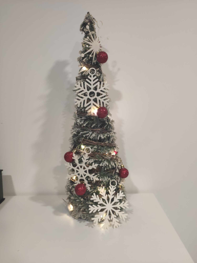 fiocco neve ornamenti by soddisfatto domestico festività natale 2023 arredamento decorazione 3d print model - Mito3D