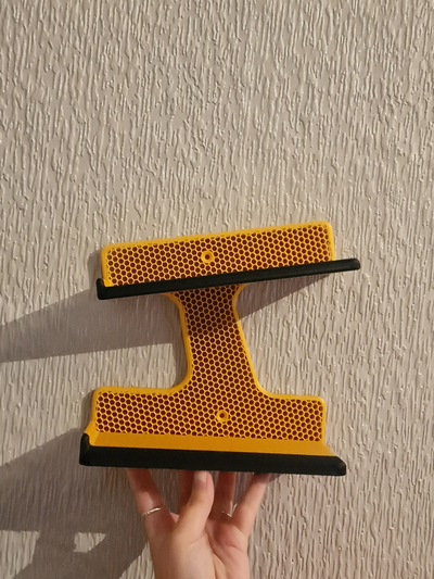 parede sapato organizador by pixel estampas casa modelos mel pente armazenamento 3d print model - Mito3D