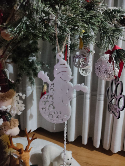 schneemann dekor by tr3dcreations haushalt weihnachten weihnachtsstern dekorationen haus 3d print model - Mito3D