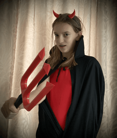 devil costume halloween suportless by rensmakes props & cosplays costumes scary halloweenprop halloweencostume devils devildesign devilhorns scaryhalloween halloween2022 halloween2023 3d print model - Mito3D