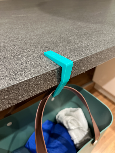 portable bag hanger table handtaschenhalter by lemonarts tools gadgets 3d print model - Mito3D